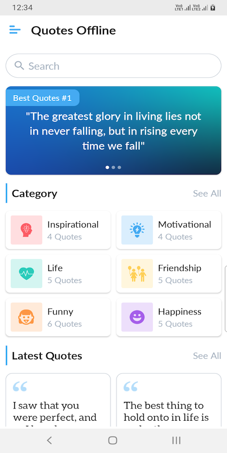 Quotes Offline – Android App with Admob GDPR and Firebase Quotes Offline – Android App with Admob GDPR and Firebase