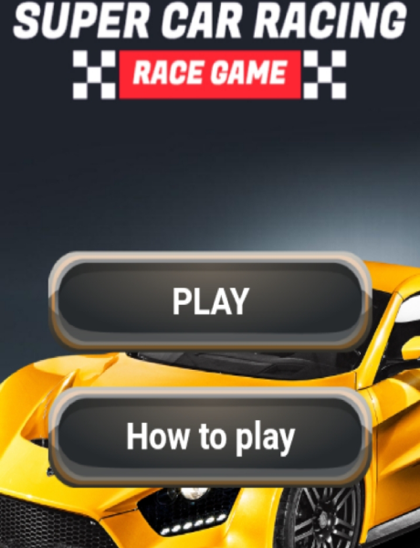 Super Car Racing Android Studio Game with AdMob Ads